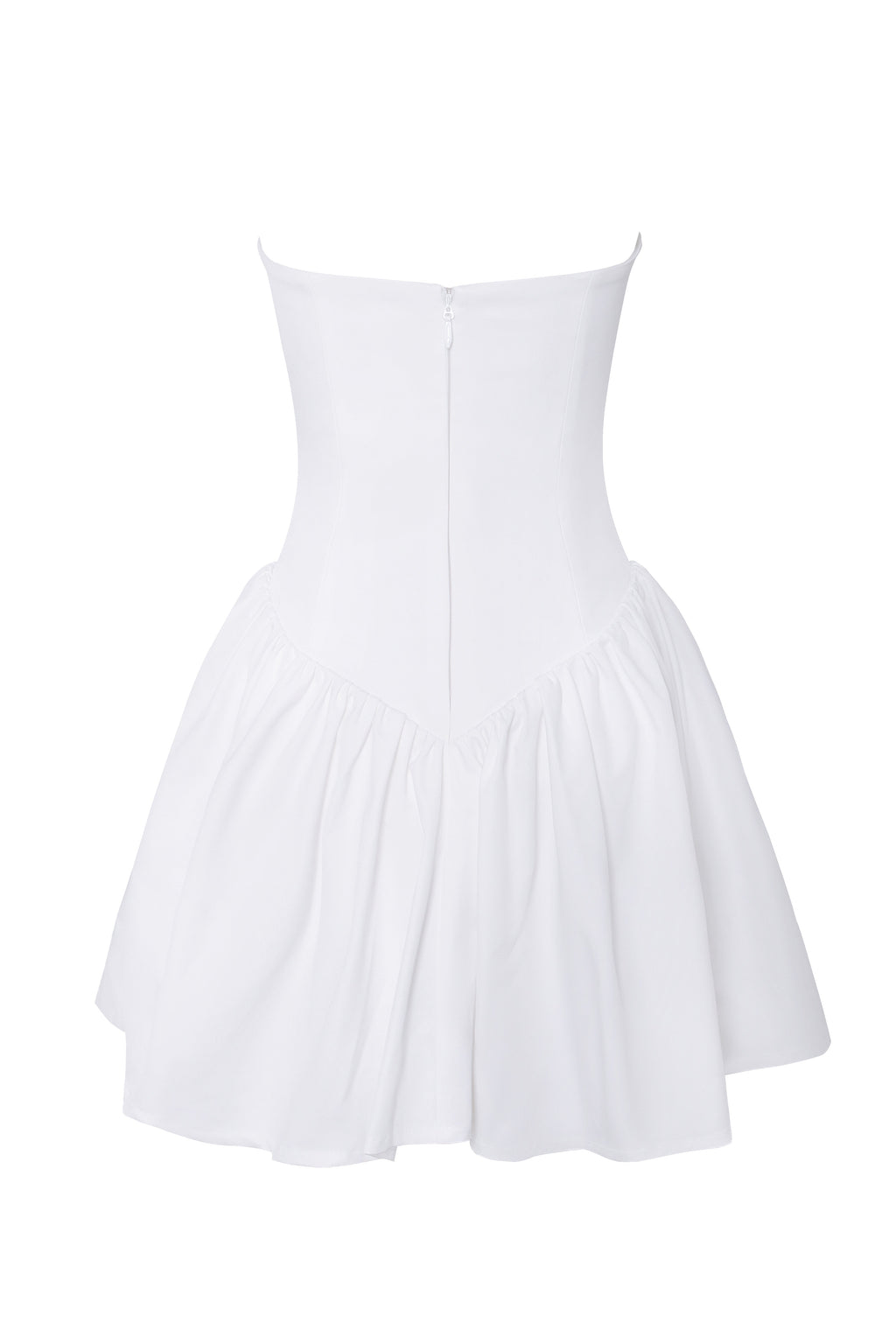 Sacha White Lace Drop Waist Corset Mini Dress - HOUSE OF SHE