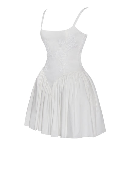 Kadi White Corset Mini Dress