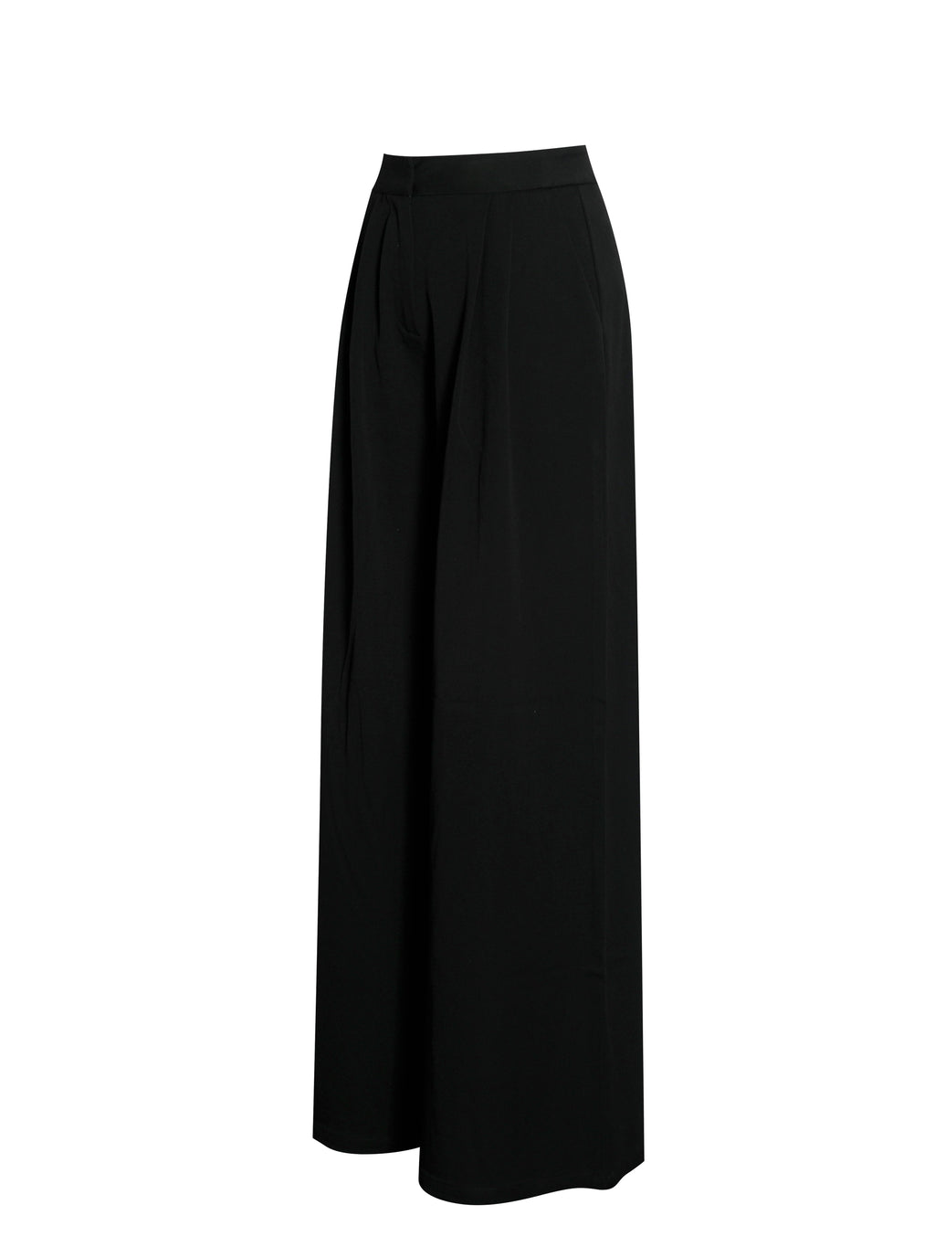 Aleeza Black Wide Leg Suit Pants - HOUSE OF SHE