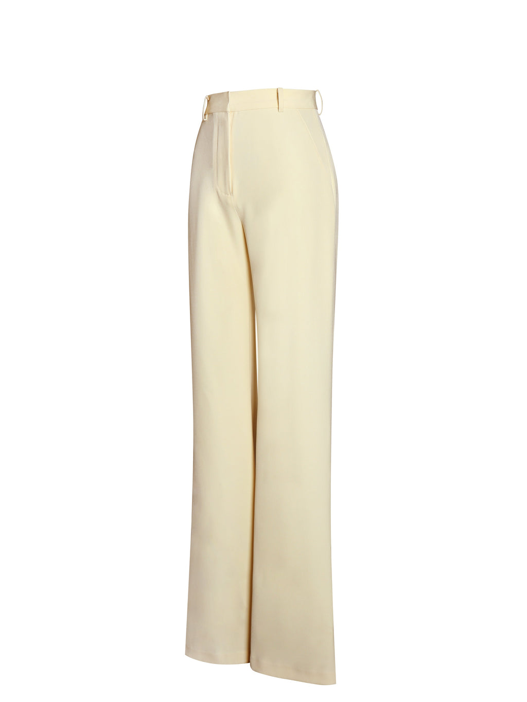 Quinnie Butter Yellow Slim Suit Pants - HOUSE OF SHE