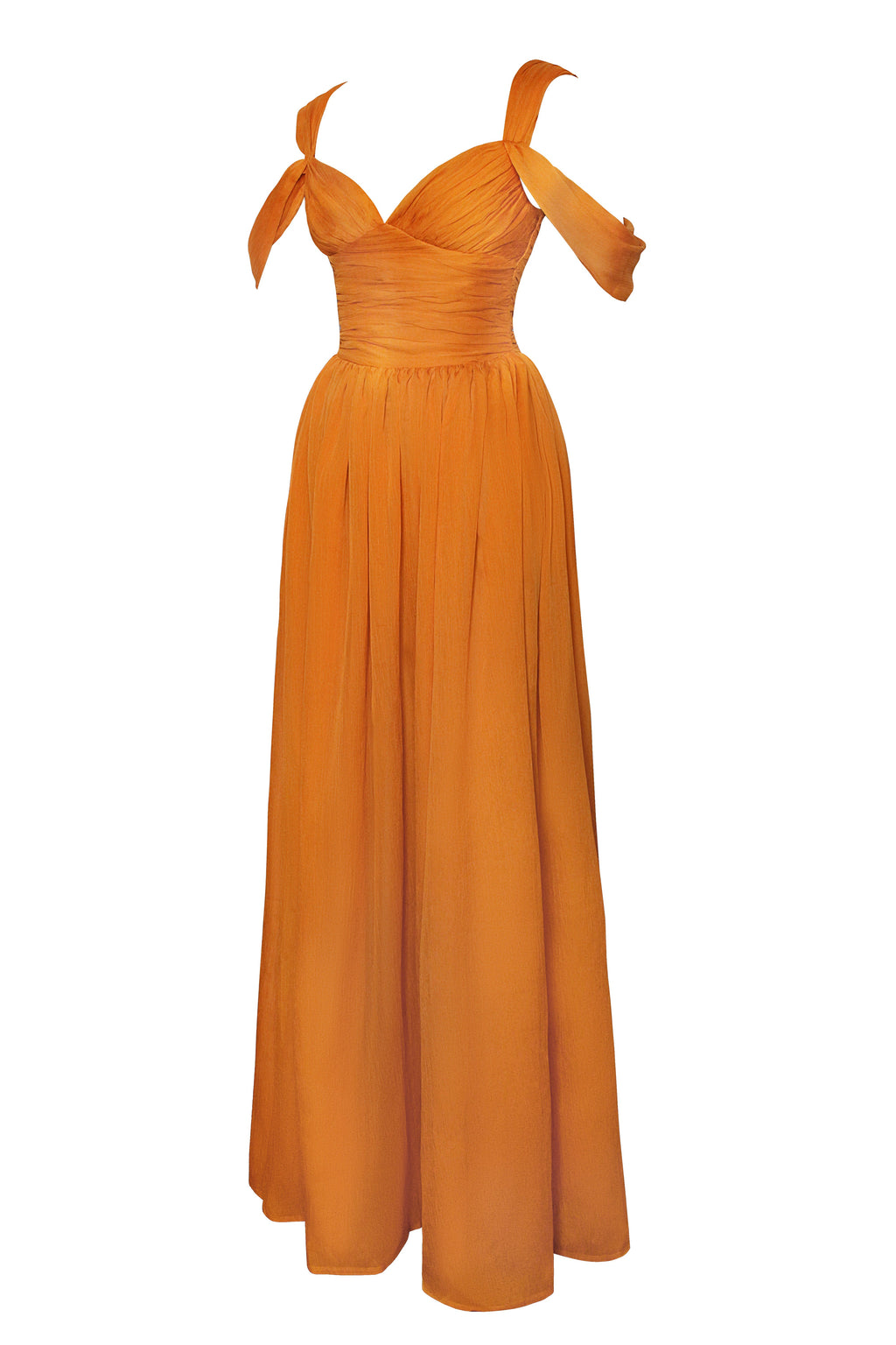 Jelani Layered Mesh High-Slit Drape Maxi Dress  HOUSE OF SHE