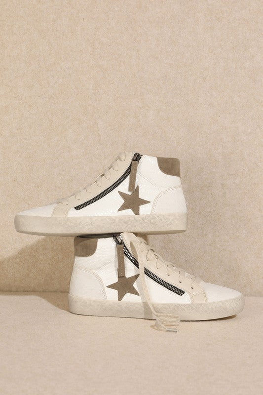 Star, High Top, Sneakers  HOUSE OF SHE