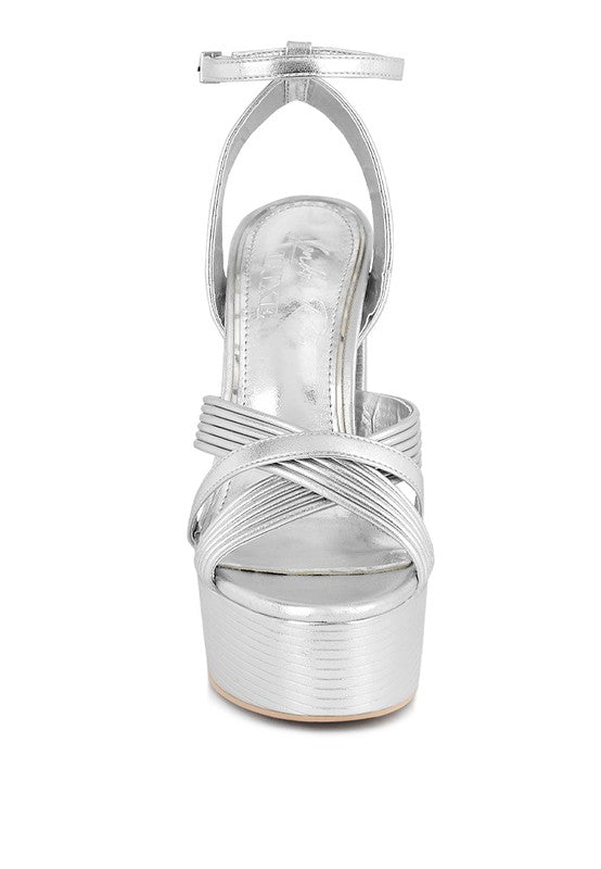 Gold Member High Platform Heels  HOUSE OF SHE