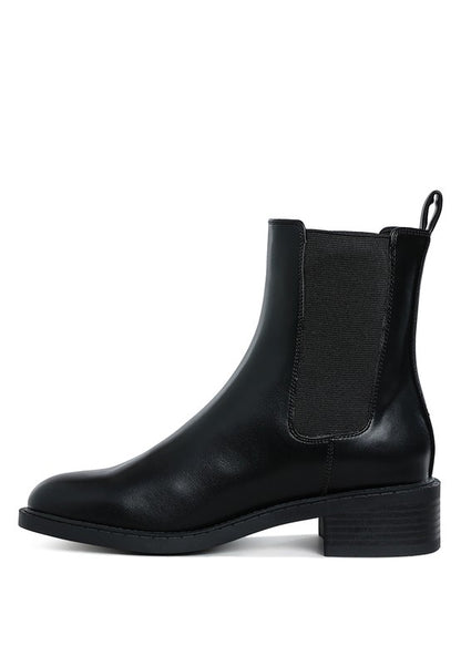 Tripoli Stacked Heel Chelsea Boots