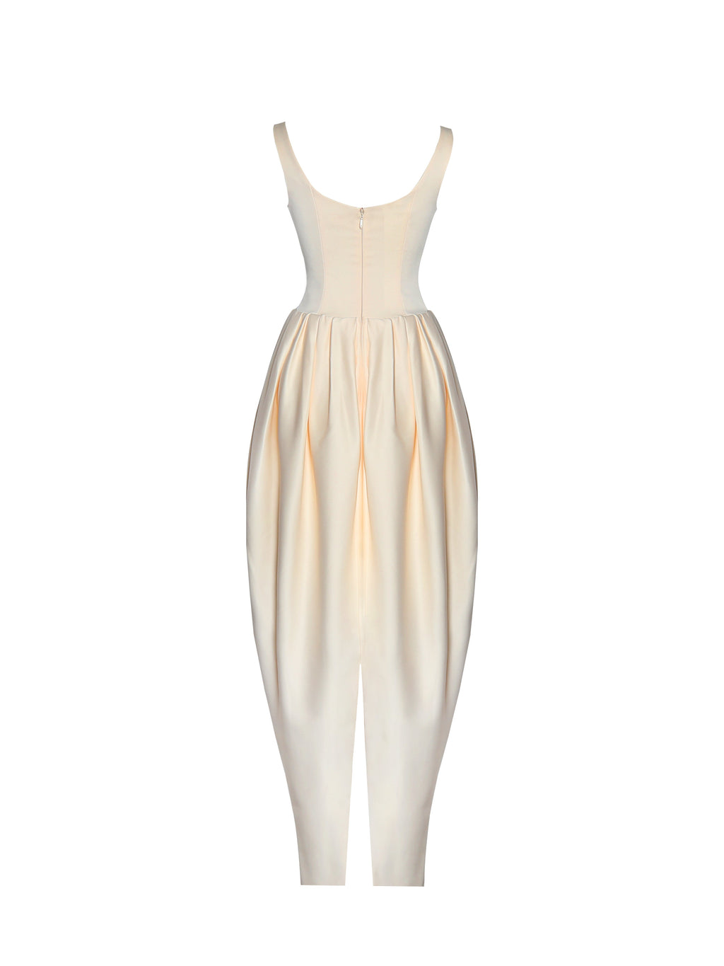 Udana Butter Yellow Drop Waist Tulip Gown - HOUSE OF SHE