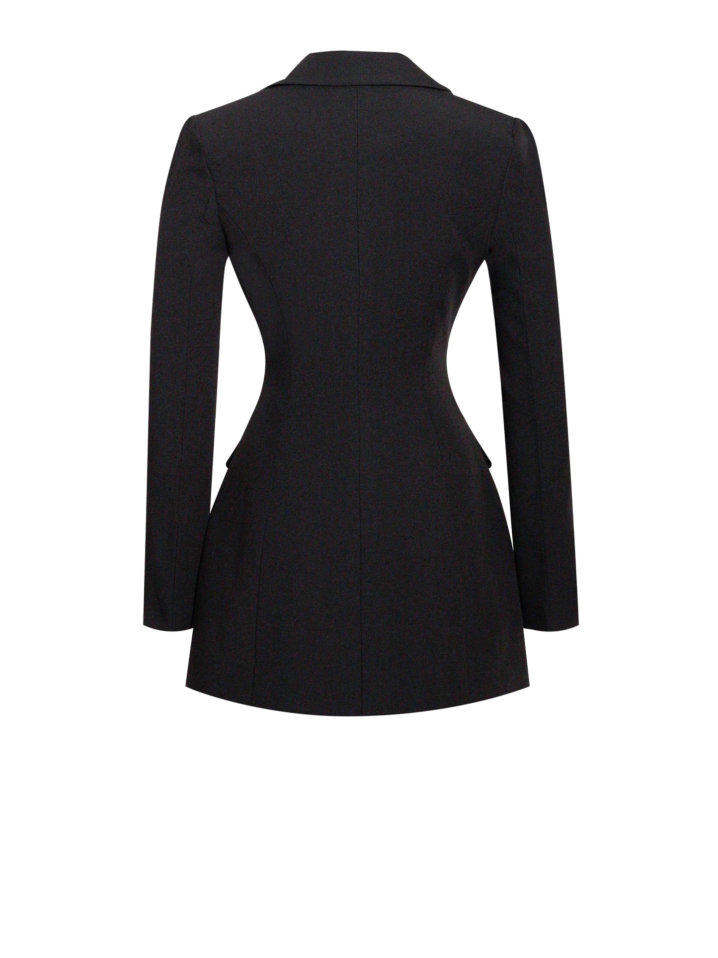 Celeste Black Stretch Blazer Dress