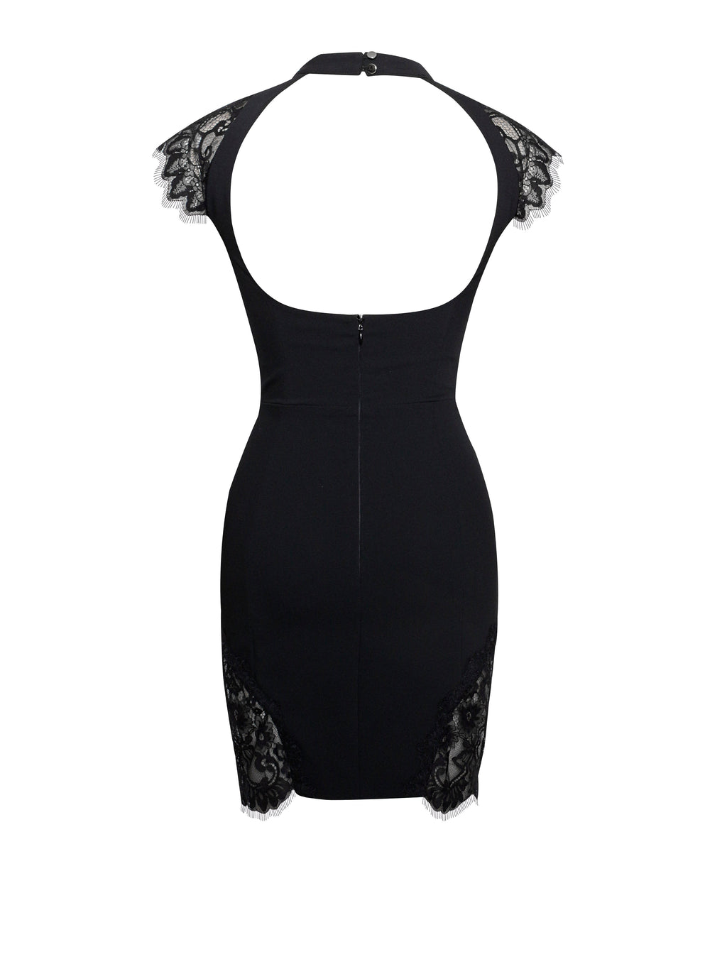 Nella Black Lace Mini Dress  HOUSE OF SHE