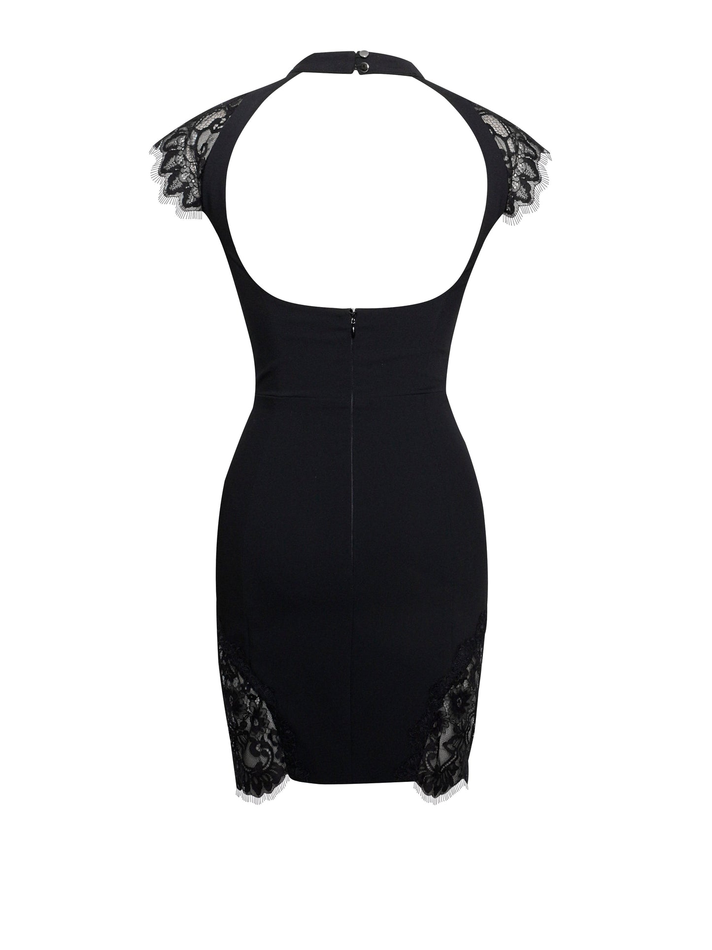 Nella Black Lace Mini Dress