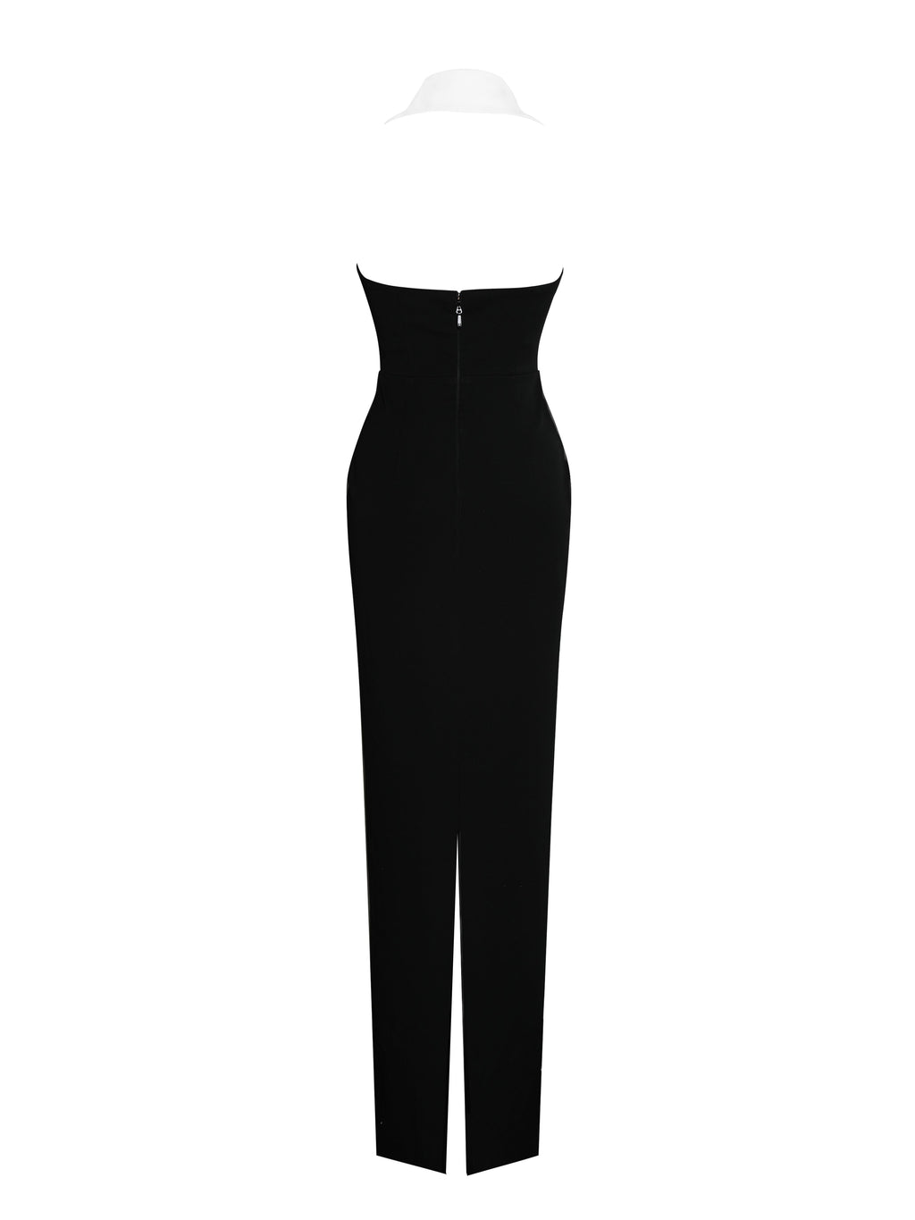 Raelyn Black and White Business Casual Maxi Dress - HOUSE OF SHE