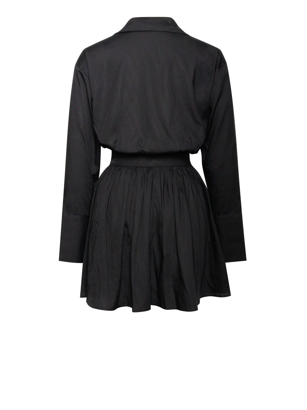 Jamila Black Shirt Mini Dress - HOUSE OF SHE