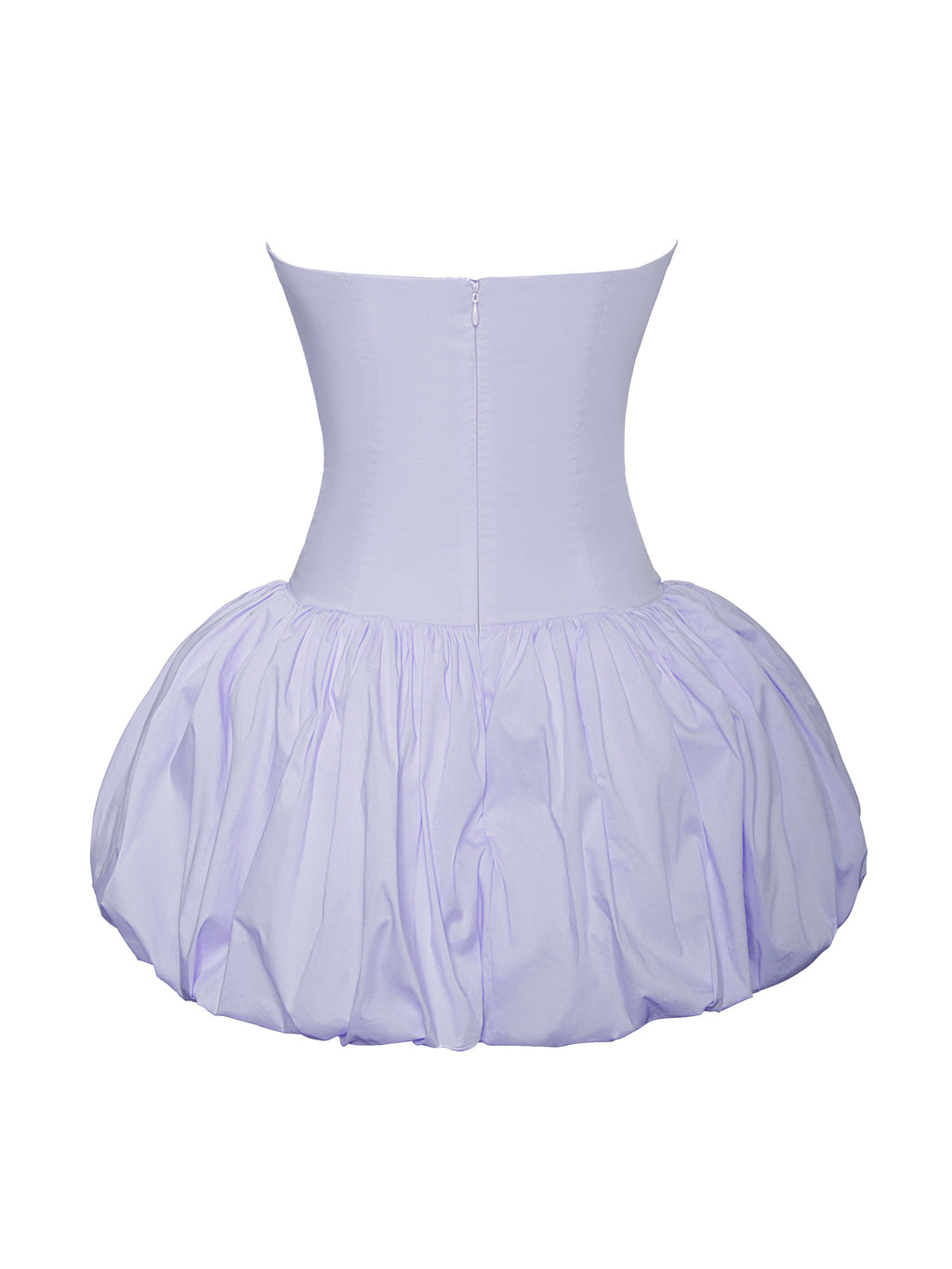 Oletta Blue Corset Strapless Bubble Hem Mini Dress - HOUSE OF SHE