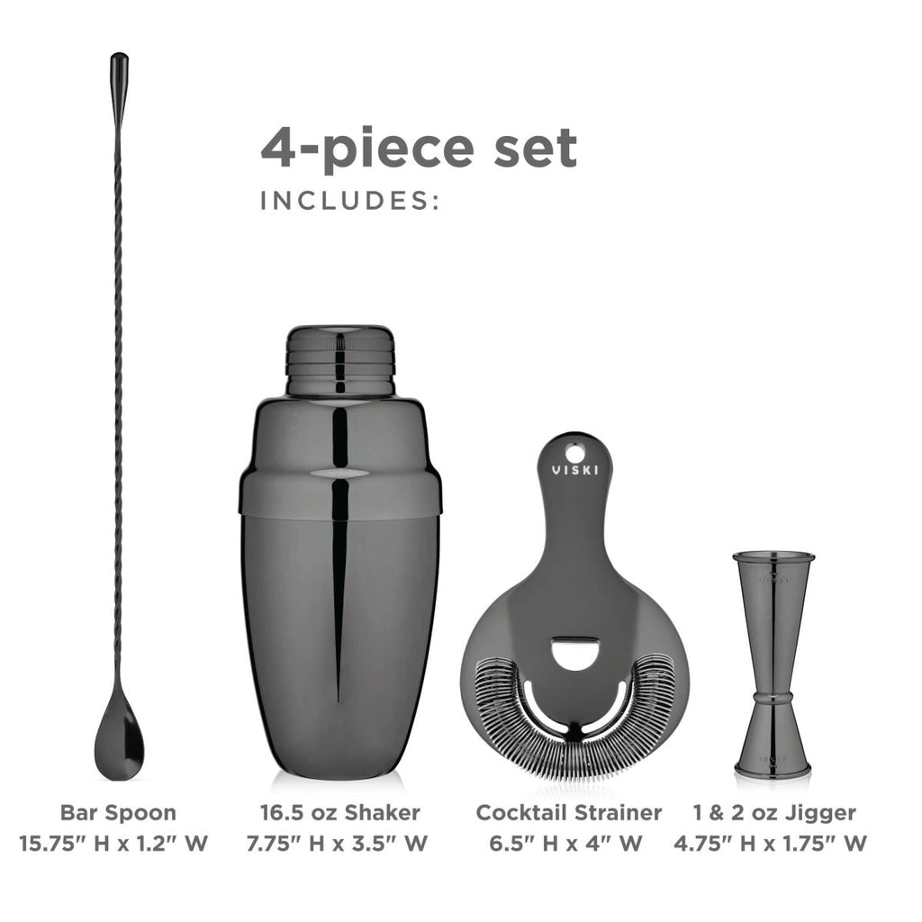 4-Piece Warren Barware Set - HOUSE OF SHE