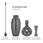 4-Piece Warren Barware Set - HOUSE OF SHE