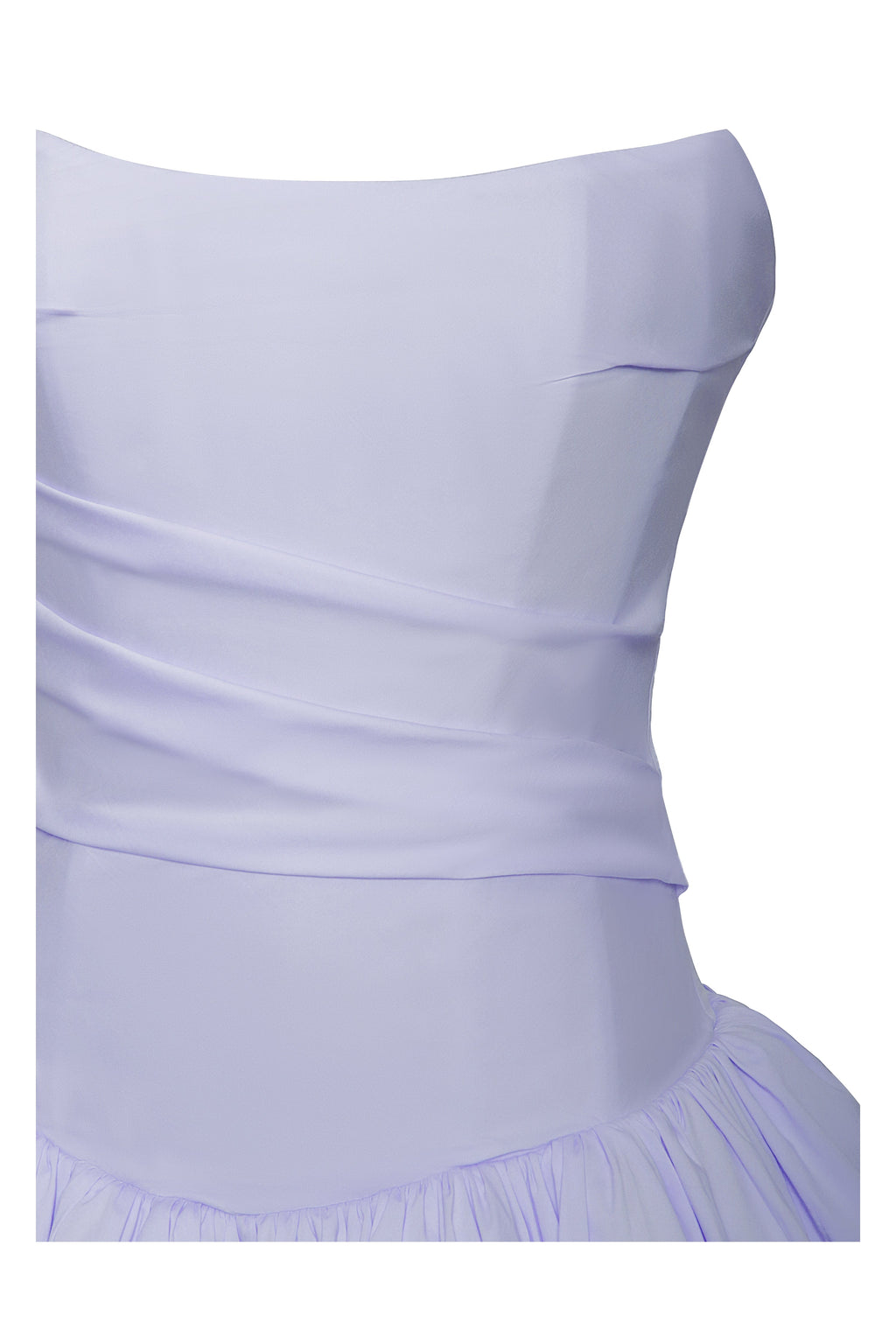 Oletta Blue Corset Strapless Bubble Hem Mini Dress - HOUSE OF SHE