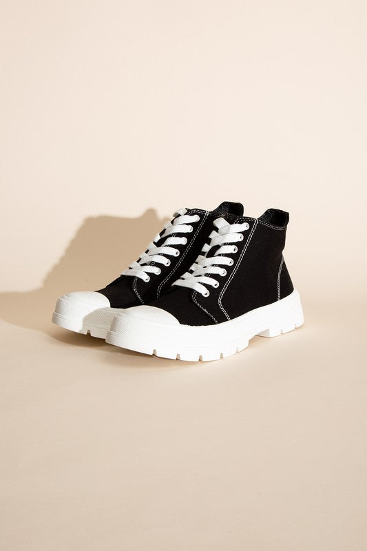 CRAYON-G Lace up Sneakers  HOUSE OF SHE