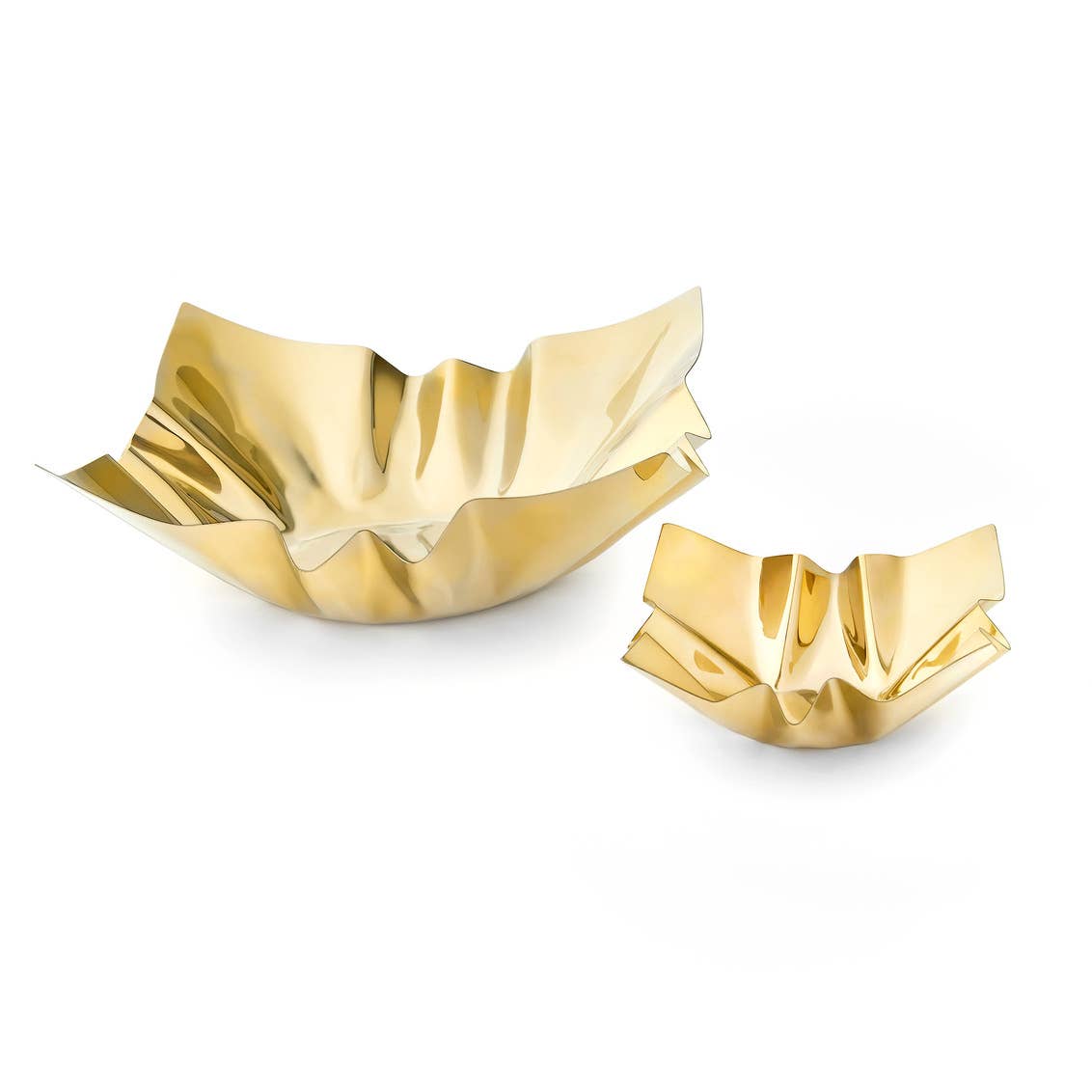 Cerro Small Gold Square Bowl - HOUSE OF SHE
