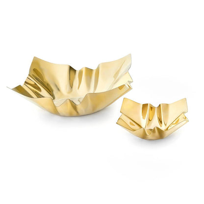 Cerro Small Gold Square Bowl - HOUSE OF SHE