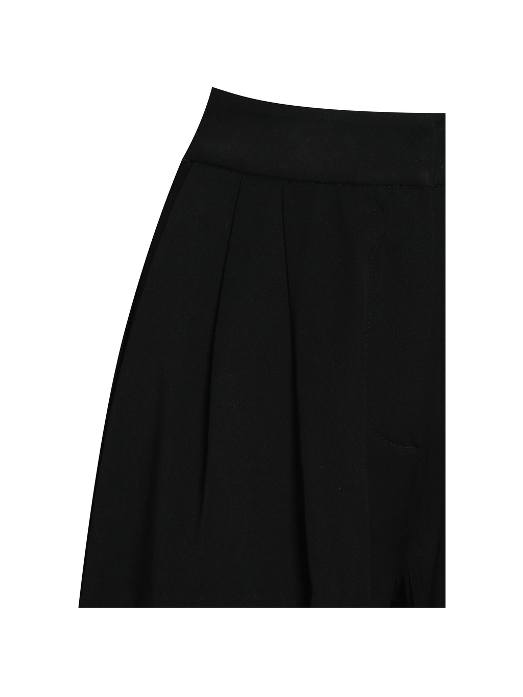 Aleeza Black Wide Leg Suit Pants - HOUSE OF SHE