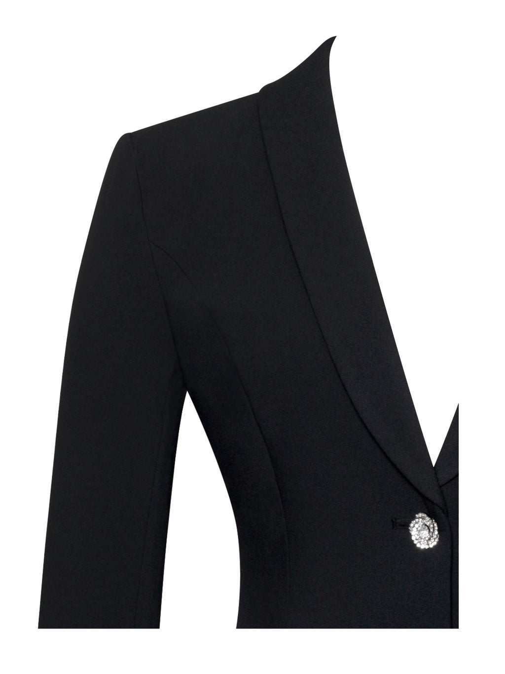 Ria Black Blazer Mini Dress - HOUSE OF SHE