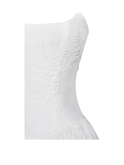 Kadi White Corset Mini Dress