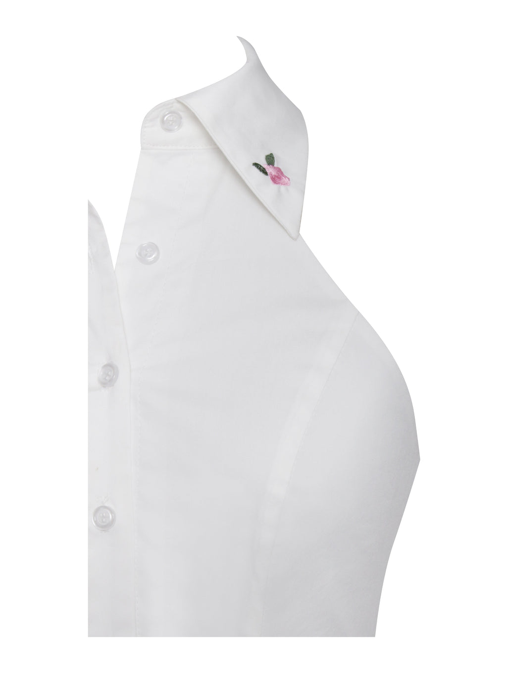 Hailey White Collared Halter Drop Waist Mini Dress - HOUSE OF SHE