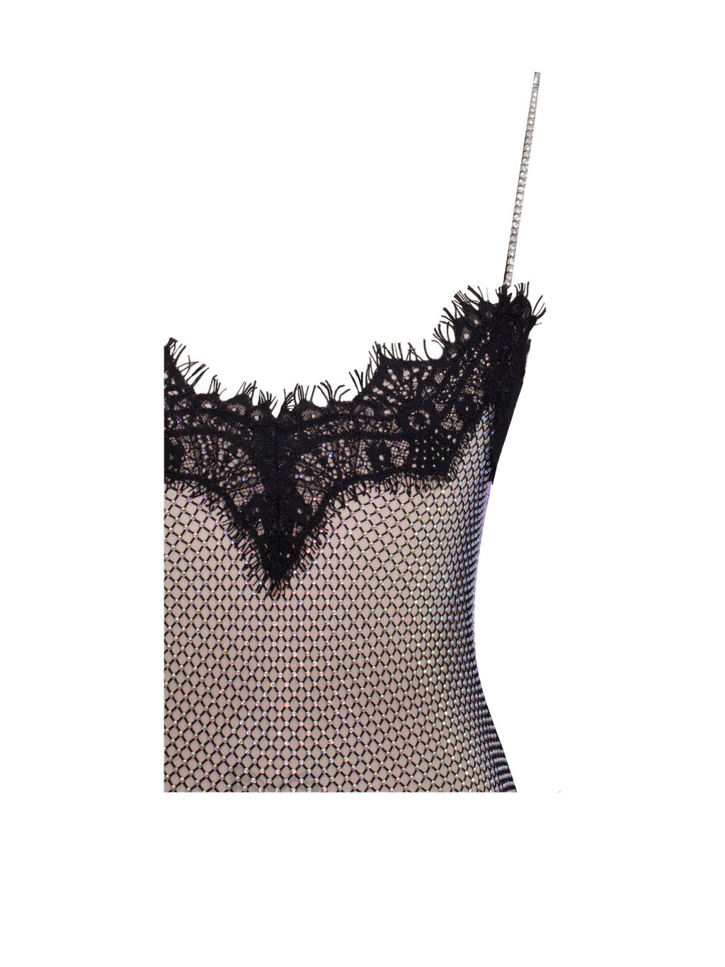 Remi Mesh Rhinestone Lace Mini Dress  HOUSE OF SHE