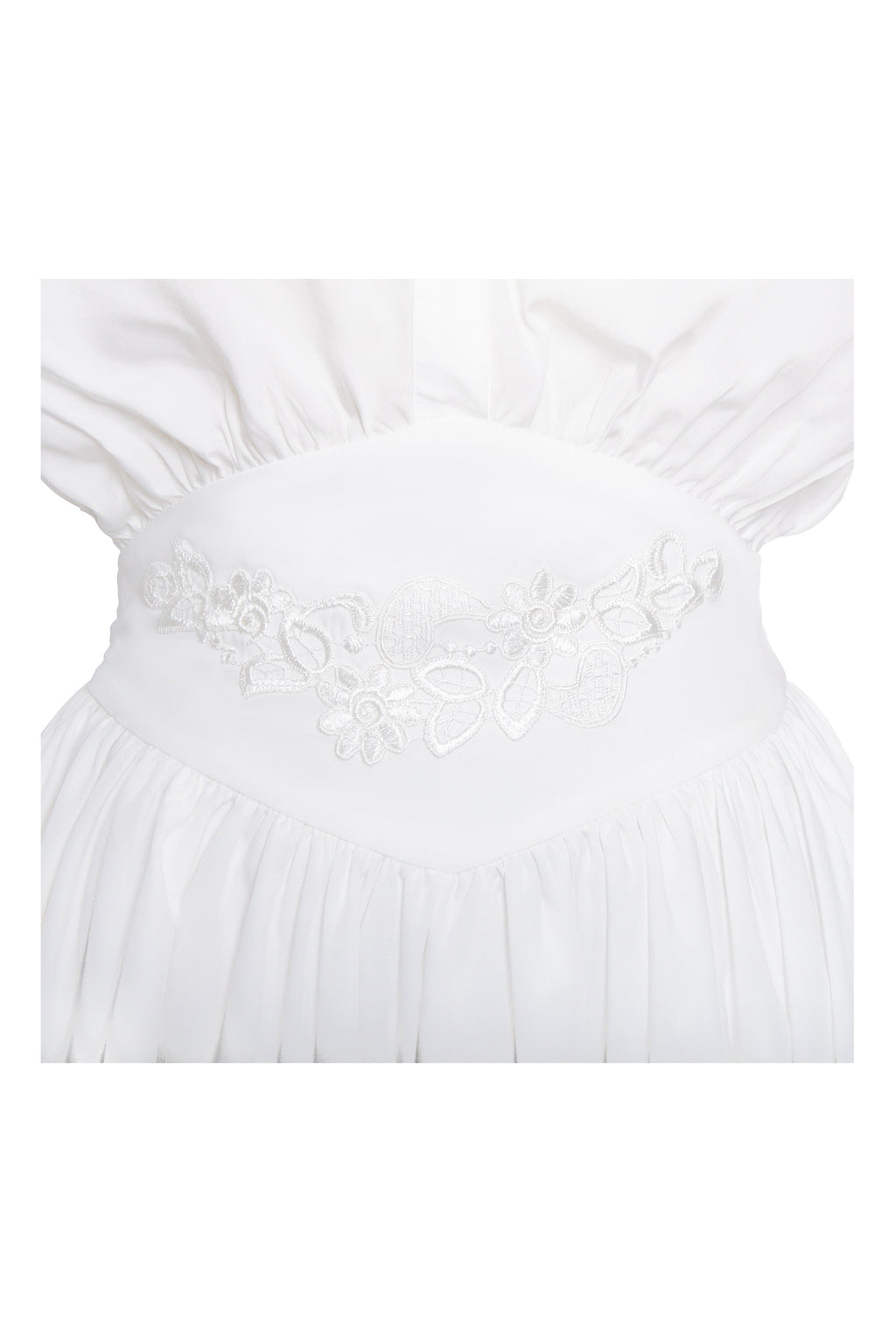 Jamila White Shirt Mini Dress - HOUSE OF SHE