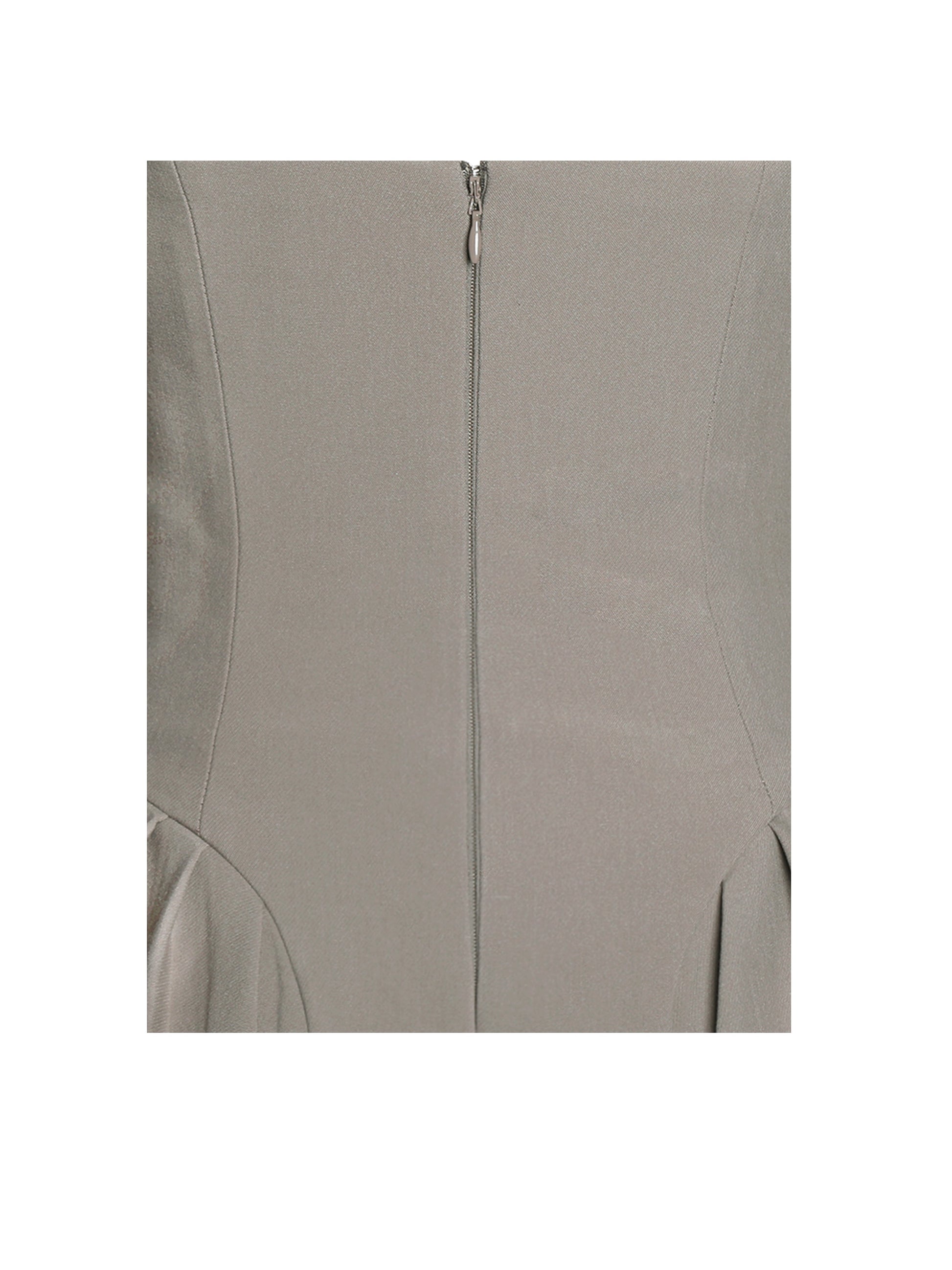 Hazel Brown Preppy Halter Neck Pleated Mini Dress