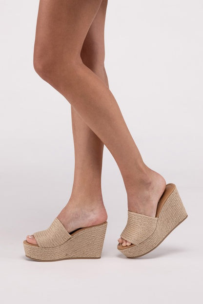 BOUNTY-S JUTE PLATFORM WEDGES  HOUSE OF SHE