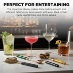5-PC Gold Bartender Kit with Stand & Color Handles - HOUSE OF SHE