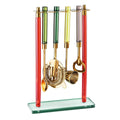 5-PC Gold Bartender Kit with Stand & Color Handles - HOUSE OF SHE