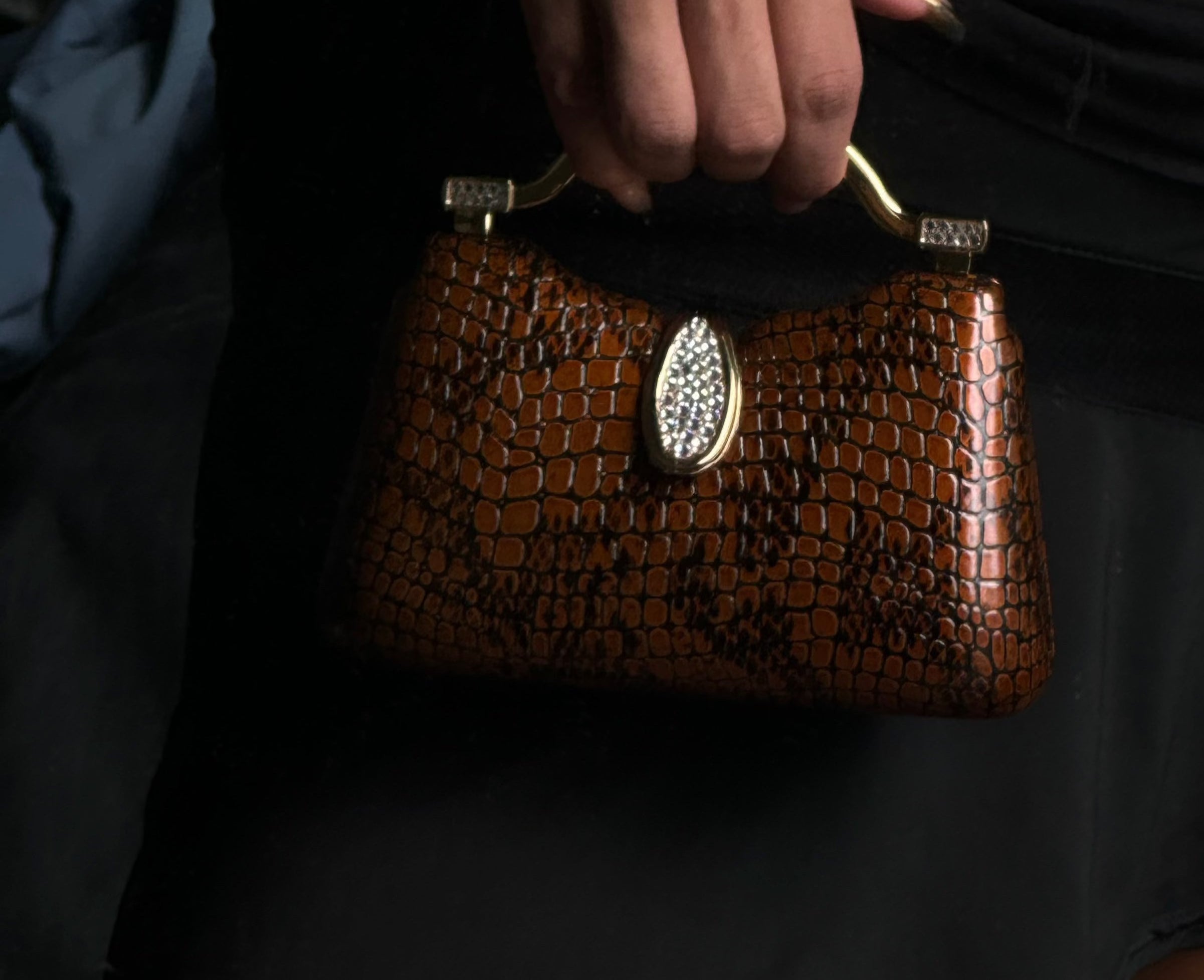 Kelis Croc Mini Bag  HOUSE OF SHE