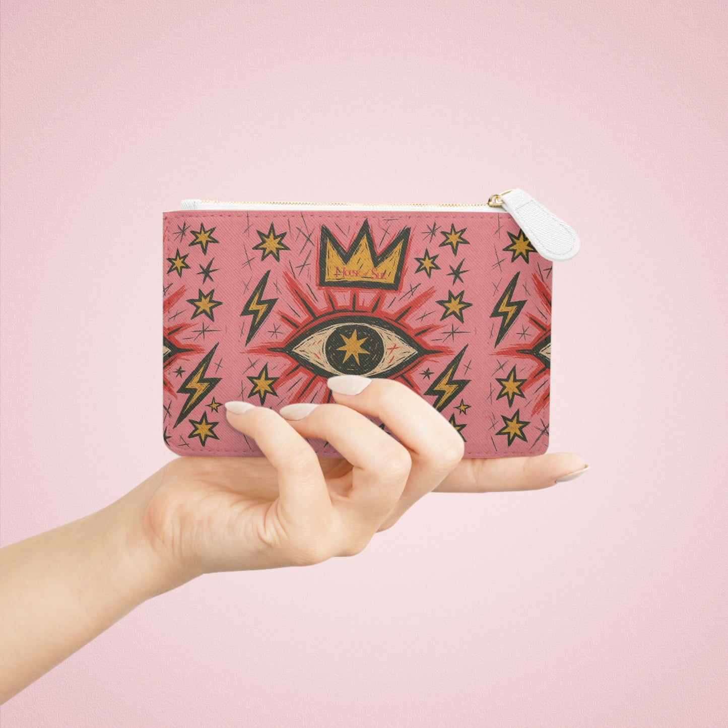 Bohemian Mini Clutch Bag - All-Seeing Eye Design - HOUSE OF SHE