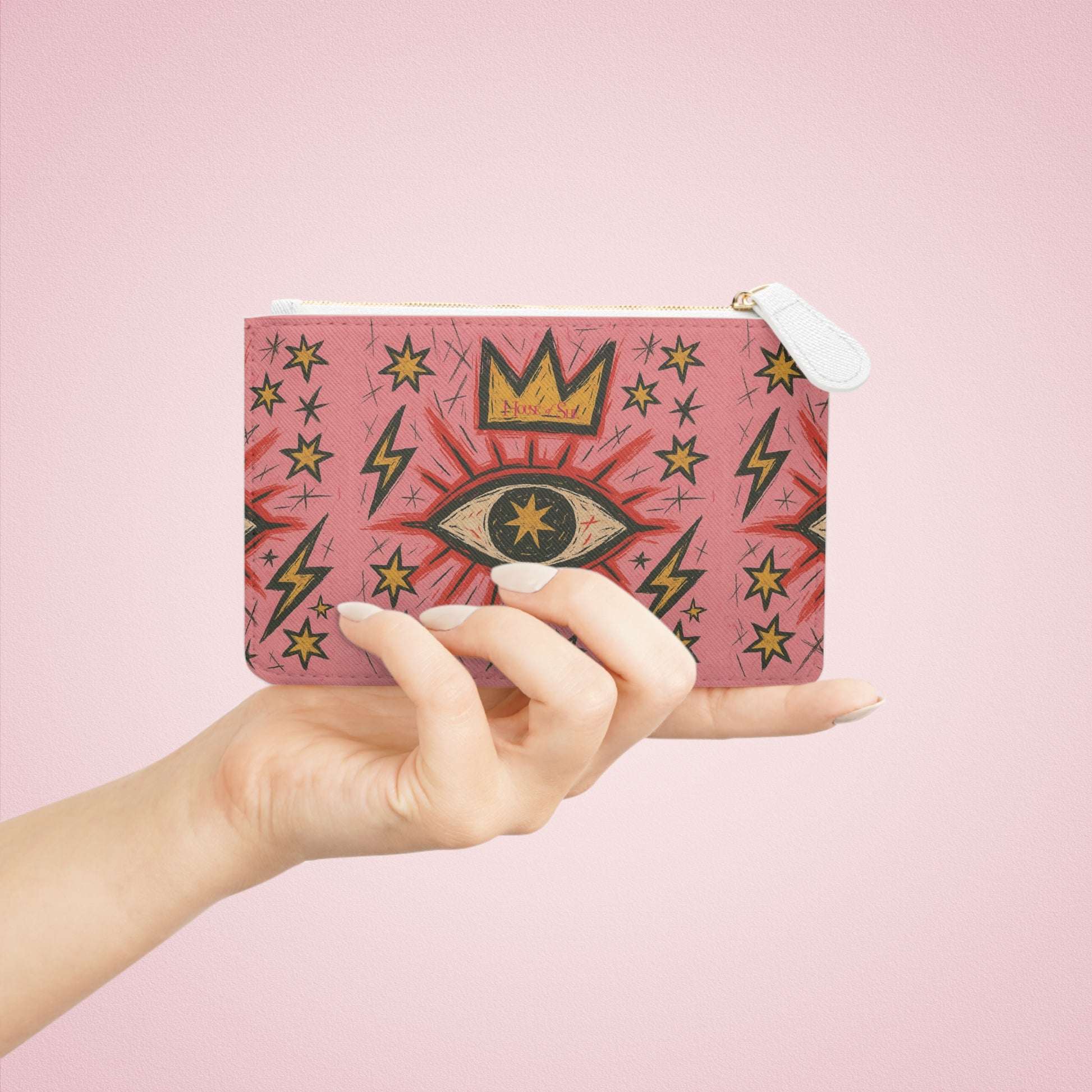 Bohemian Mini Clutch Bag - All-Seeing Eye Design - HOUSE OF SHE