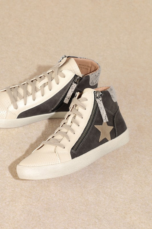 Star, High Top, Sneakers  HOUSE OF SHE