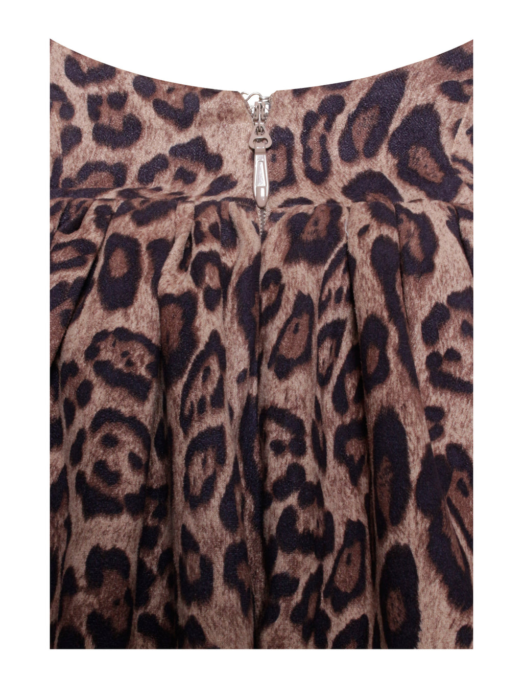Faena Backless Cheetah Print Mini Puffy Dress  HOUSE OF SHE