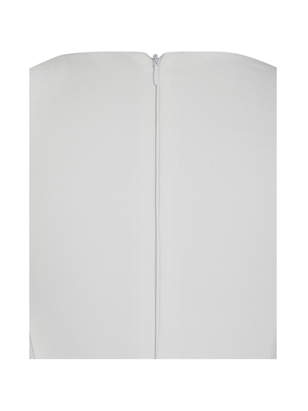 Iliana White Pearl Chain Embellished Midi Dress