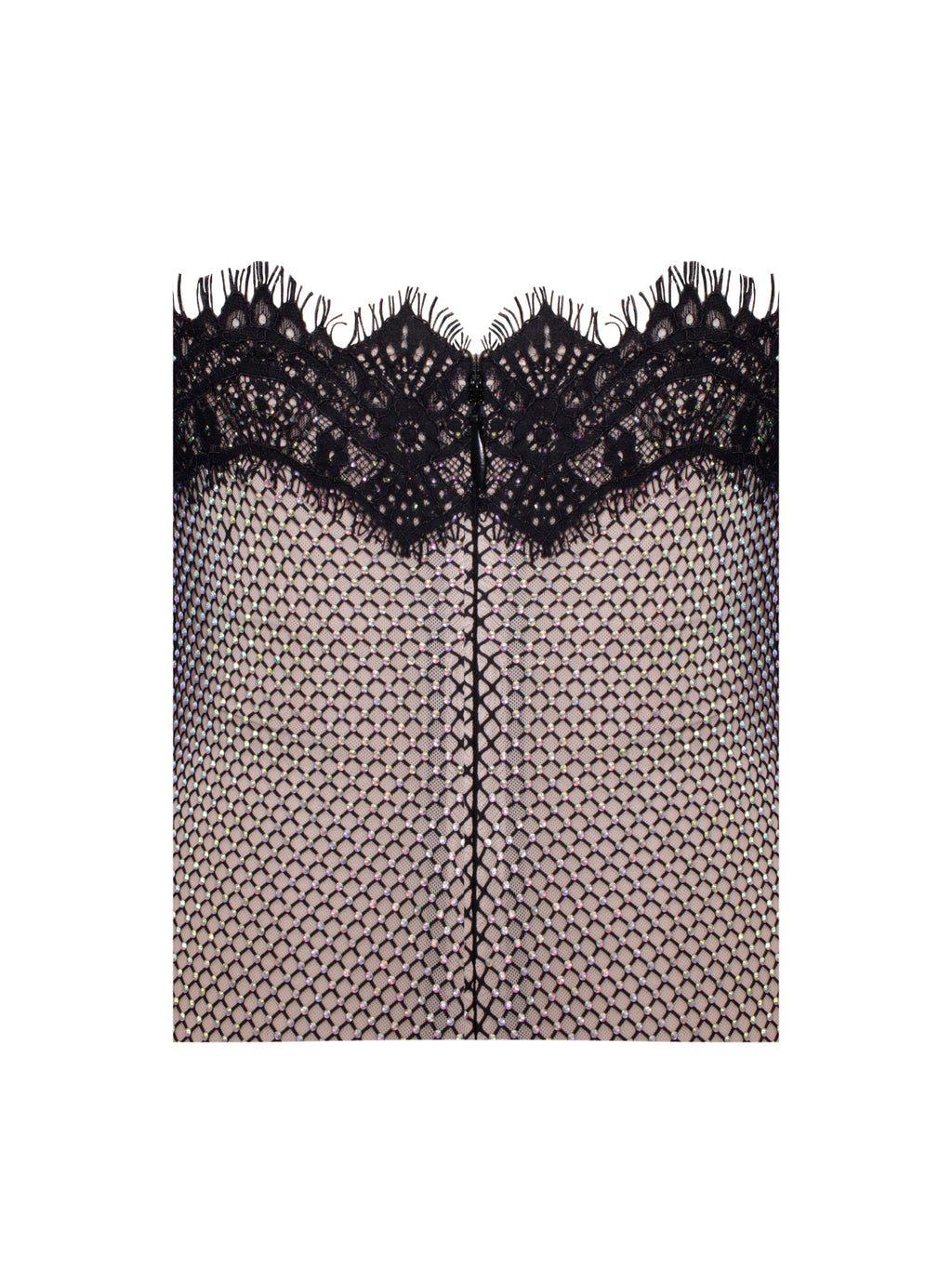 Remi Mesh Rhinestone Lace Mini Dress  HOUSE OF SHE