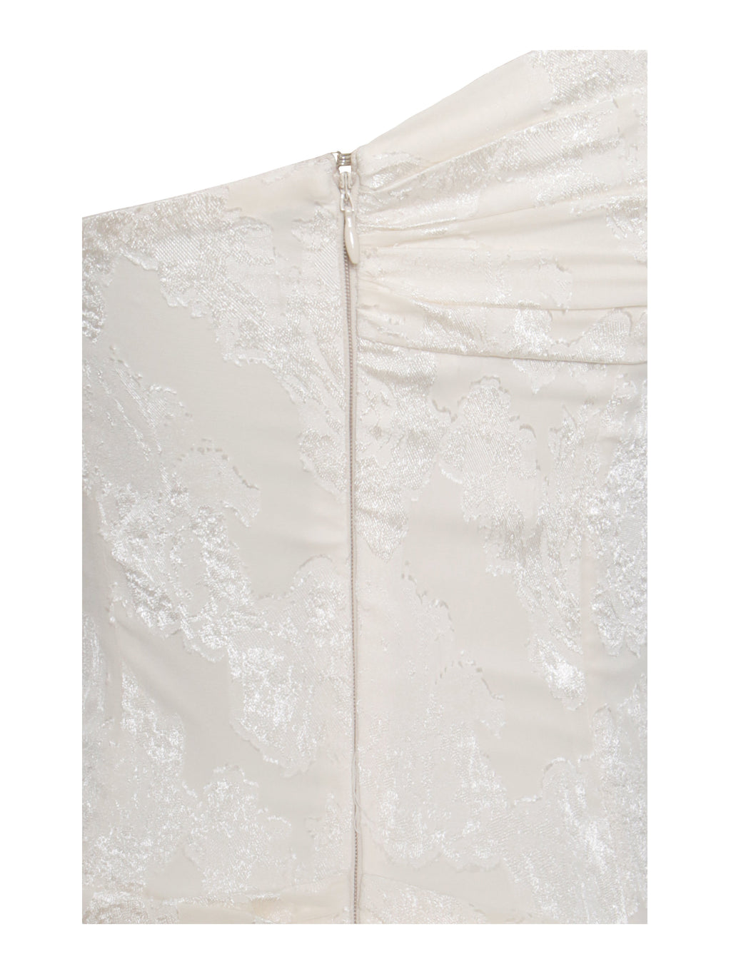 Tia Off White High Slit Maxi Dress  HOUSE OF SHE
