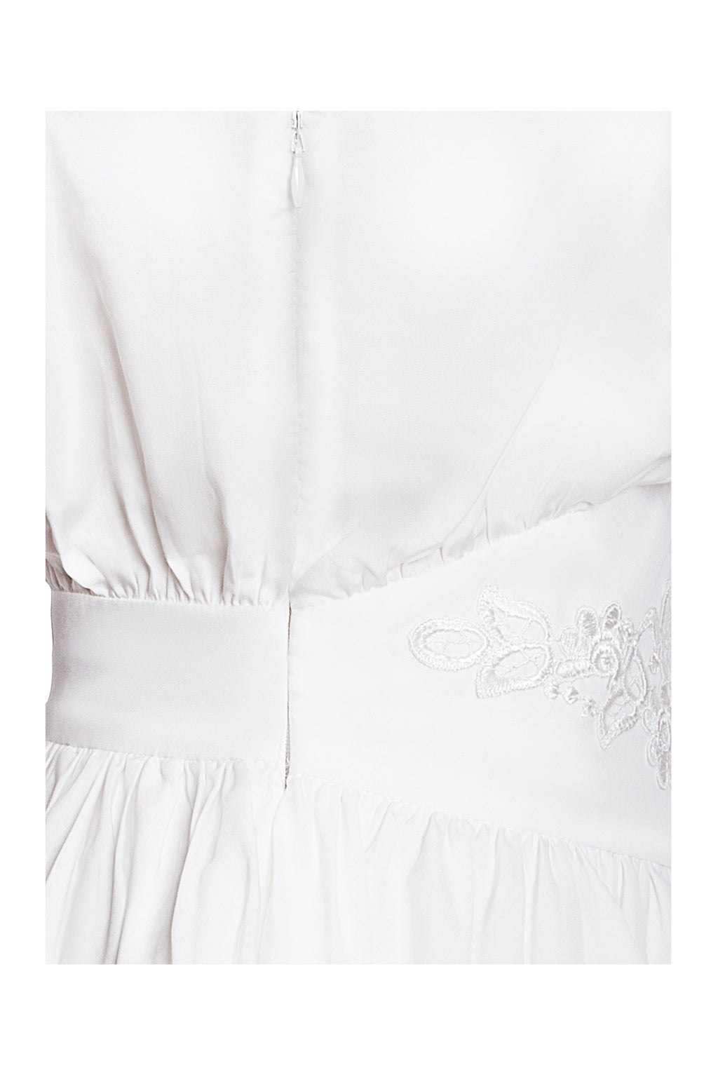 Jamila White Shirt Mini Dress - HOUSE OF SHE