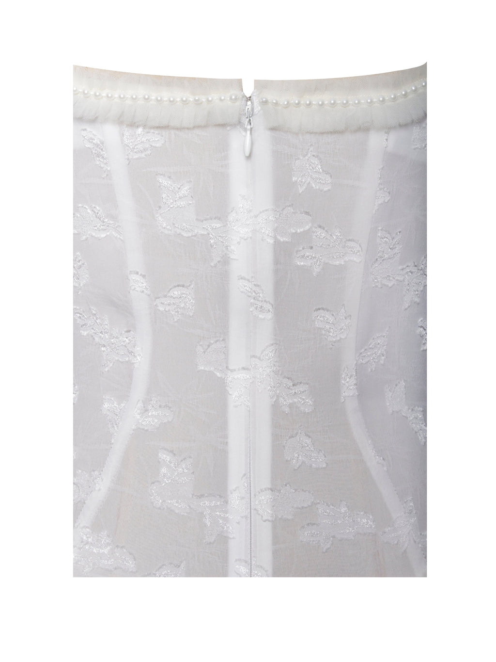 Lissa White High Slit Maxi Dress - HOUSE OF SHE