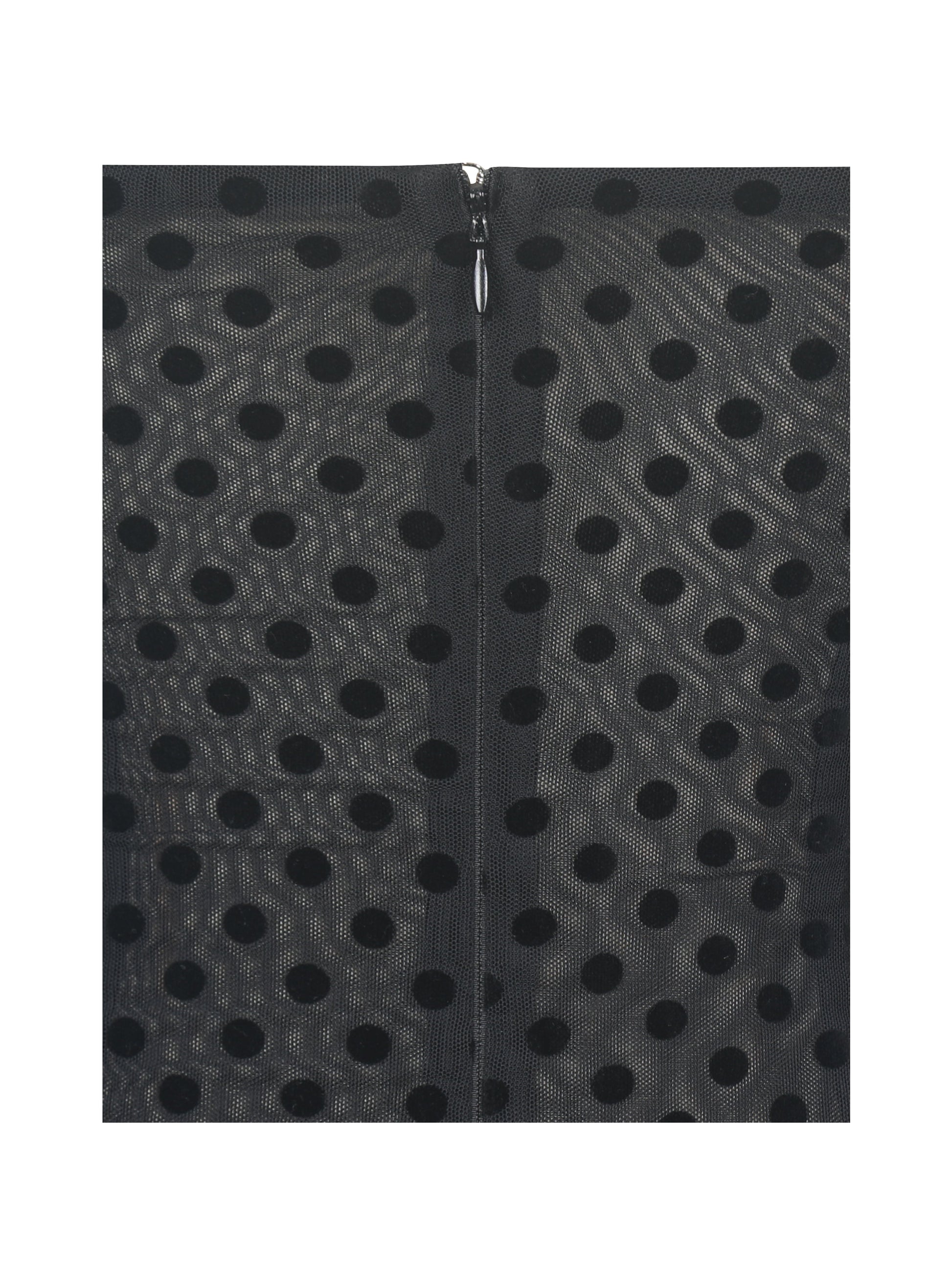 Faith Black and White Polka Dot Sweetheart Maxi Dress