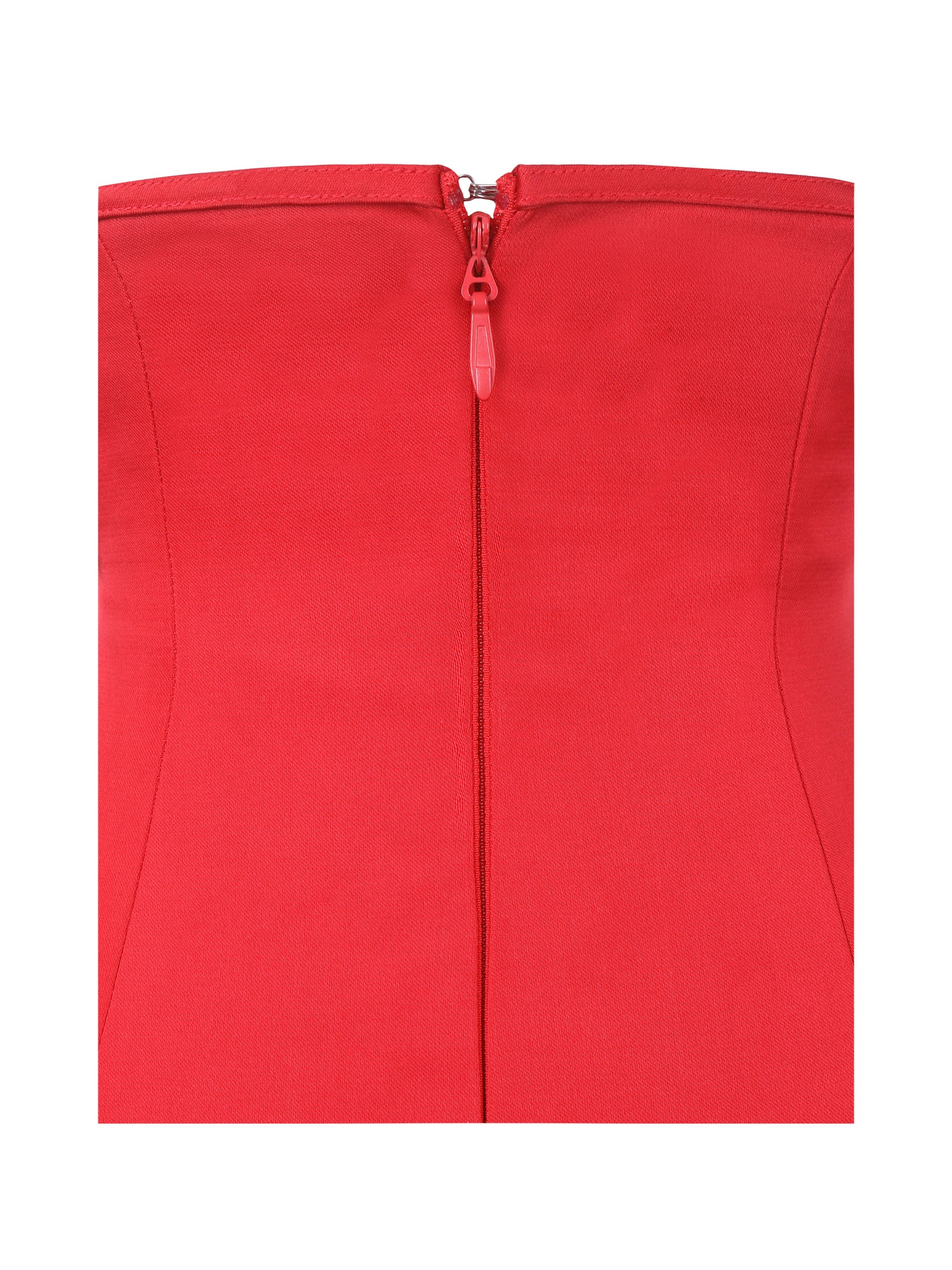 Peyton Ruby Plunging Halter Keyhole Mini Dress