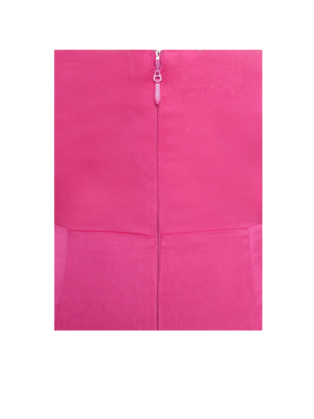 Rin Fuchsia Pink Feather Dress High Slit Gown - HOUSE OF SHE