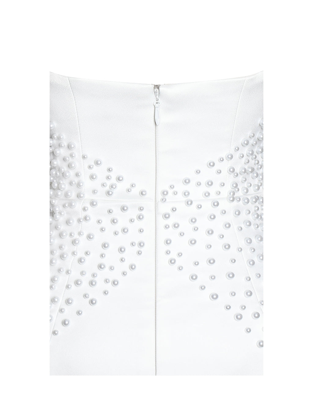 Tais Pearl Beaded Cocoon Shape Sleeveless Mini Dress - HOUSE OF SHE