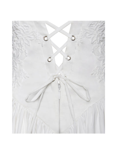 Kadi White Corset Mini Dress