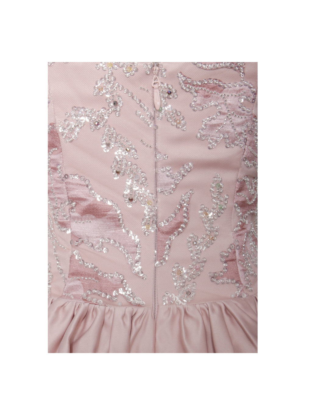 Palesa Pink Ballet Style Embroidered Bubble Hem Mini Dress - HOUSE OF SHE