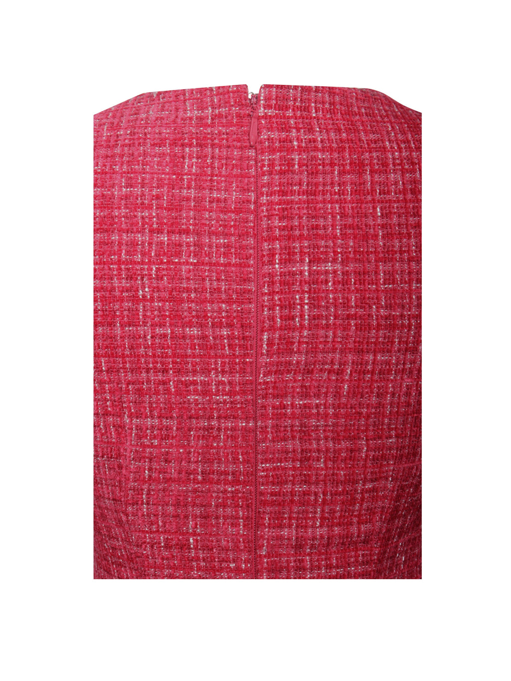 Tae Red Tweed Long Sleeve Drop Waist Mini Dress  HOUSE OF SHE