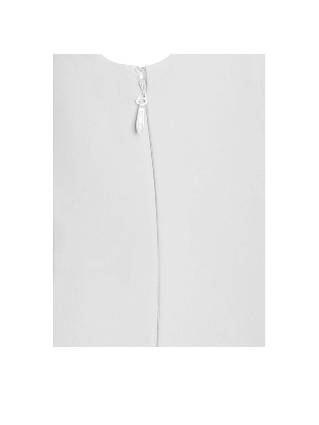 Tala White Sleeveless Pleated Preppy Mini Dress - HOUSE OF SHE
