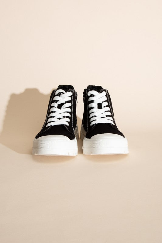 CRAYON-G Lace up Sneakers  HOUSE OF SHE